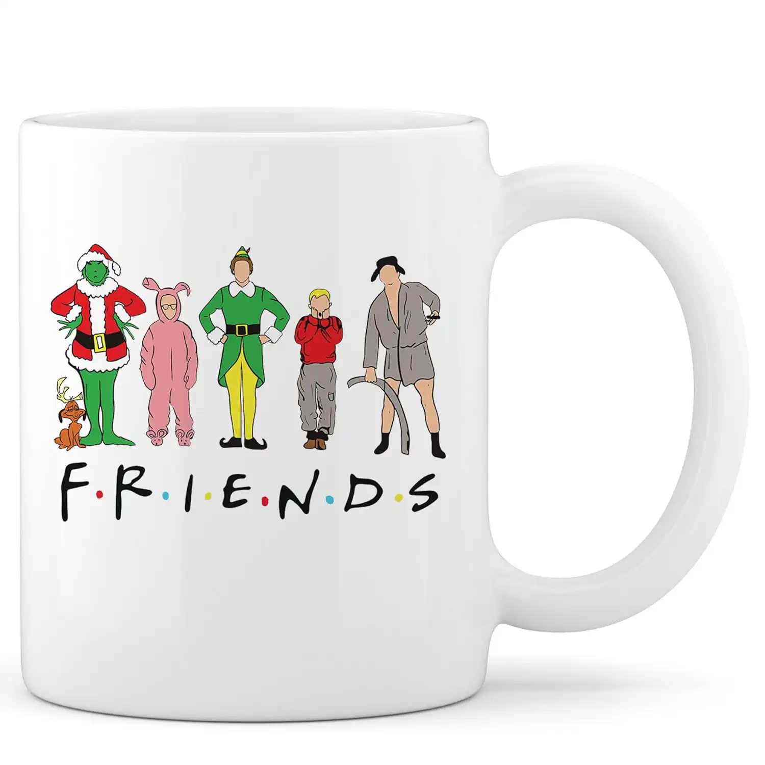 11oz Holiday Friends Coffee Mug – Festive Elf Movie Cup 11oz Holiday Friends Coffee Mug – Festive Elf Movie Cup