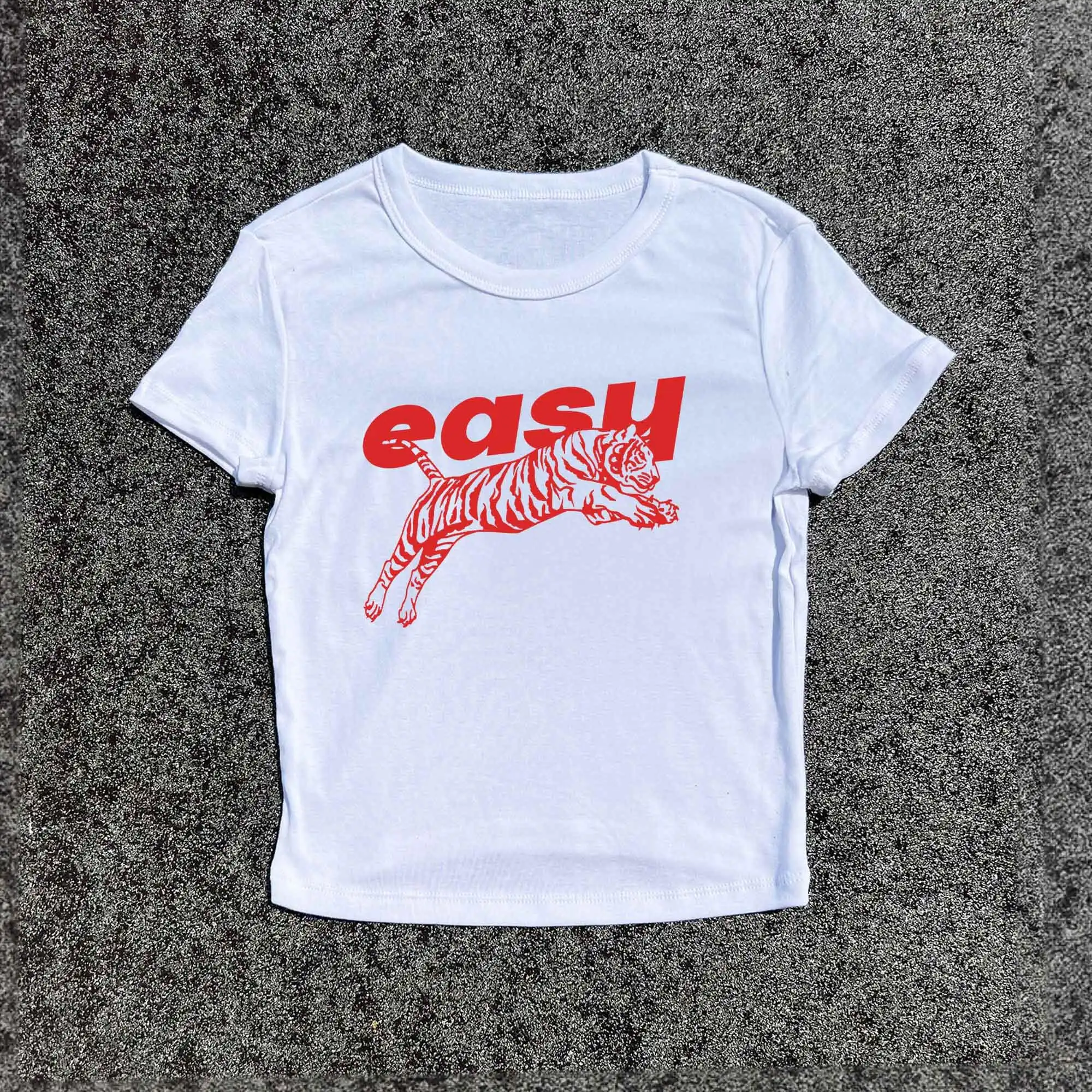 3D Puff Baby Tee – Cute Y2K Style Fitted T-Shirt for Women 3D Puff Baby Tee – Cute Y2K Style Fitted T-Shirt for Women