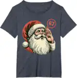 67 Christmas Santa Skateboarding Tee – Funny Boys' Shirt