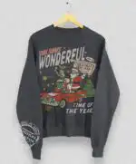 90s Vintage Christmas Sweatshirt – Retro Santa Crewneck Pullover