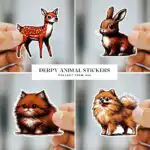 Adorable Otter Sticker – Cute Sea Otter Vinyl Decal for Gifts