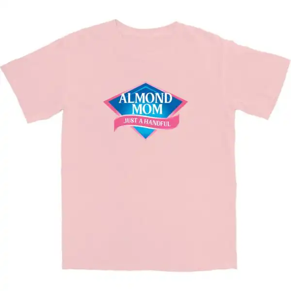 Almond Mom T Shirt – Soft Cotton Tee with Worn-In Comfort