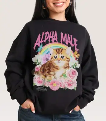 Alpha Male Graphic Sweatshirt – Premium Soft Unisex Design