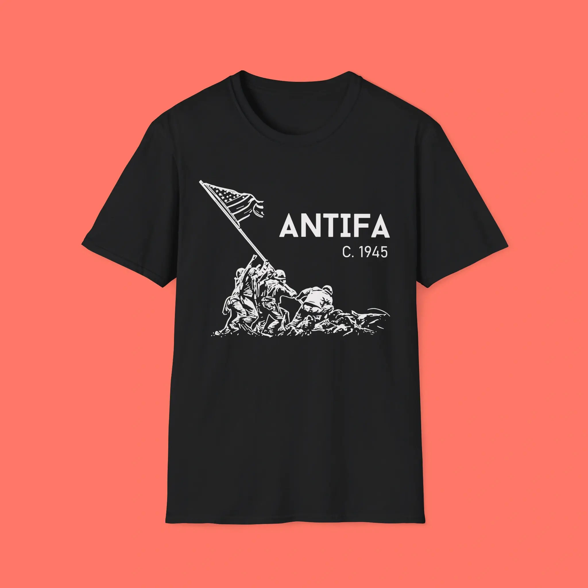 America Veteran Antifa C. 1945 Shirt – Bold History & Resistance Tee America Veteran Antifa C. 1945 Shirt – Bold History & Resistance Tee