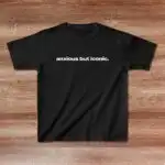 Anxious But Iconic Baby Tee – 90s Vintage Heavy Cotton Shirt
