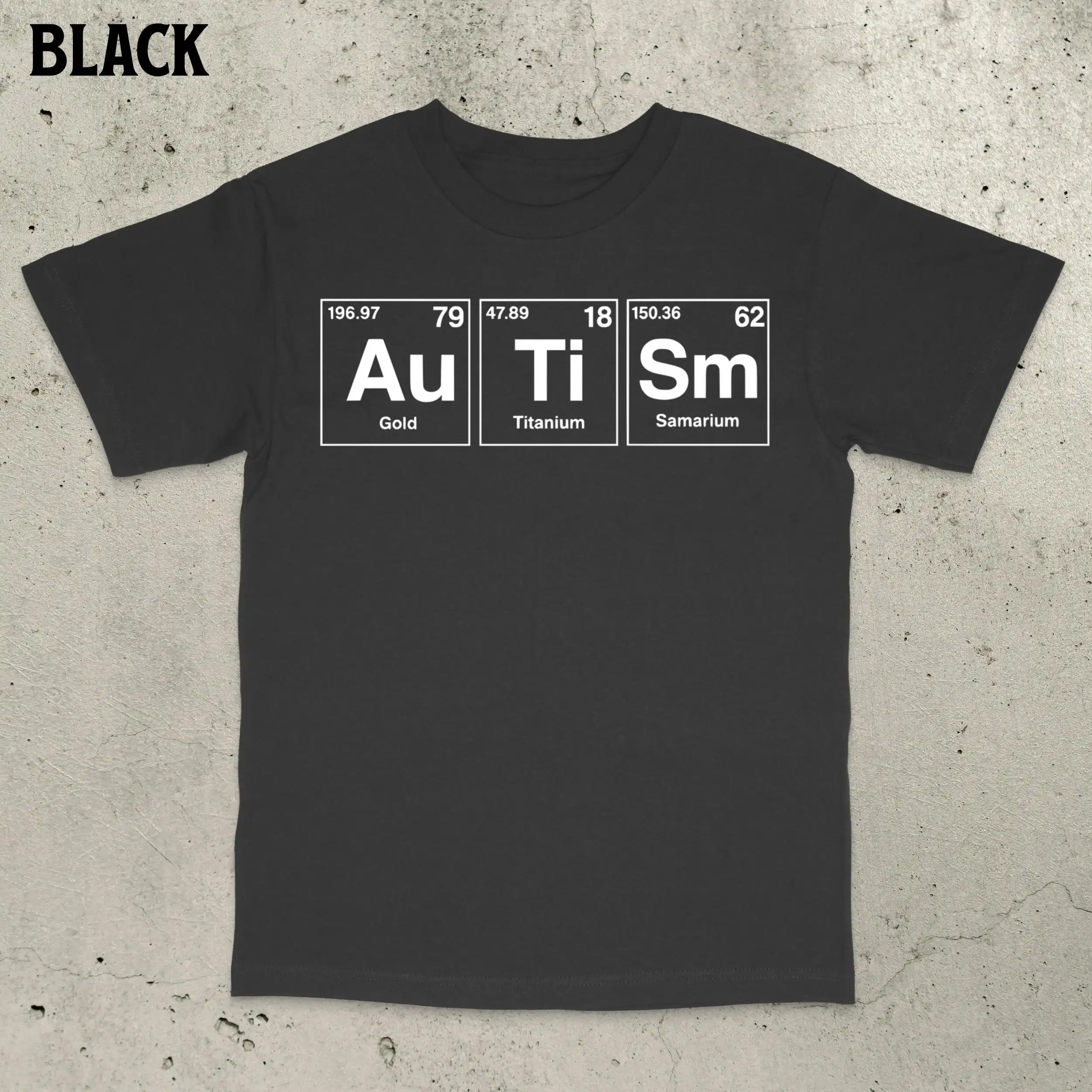 Autism Periodic Table Shirt – Funny Unisex Cotton Tee for Adults Autism Periodic Table Shirt – Funny Unisex Cotton Tee for Adults