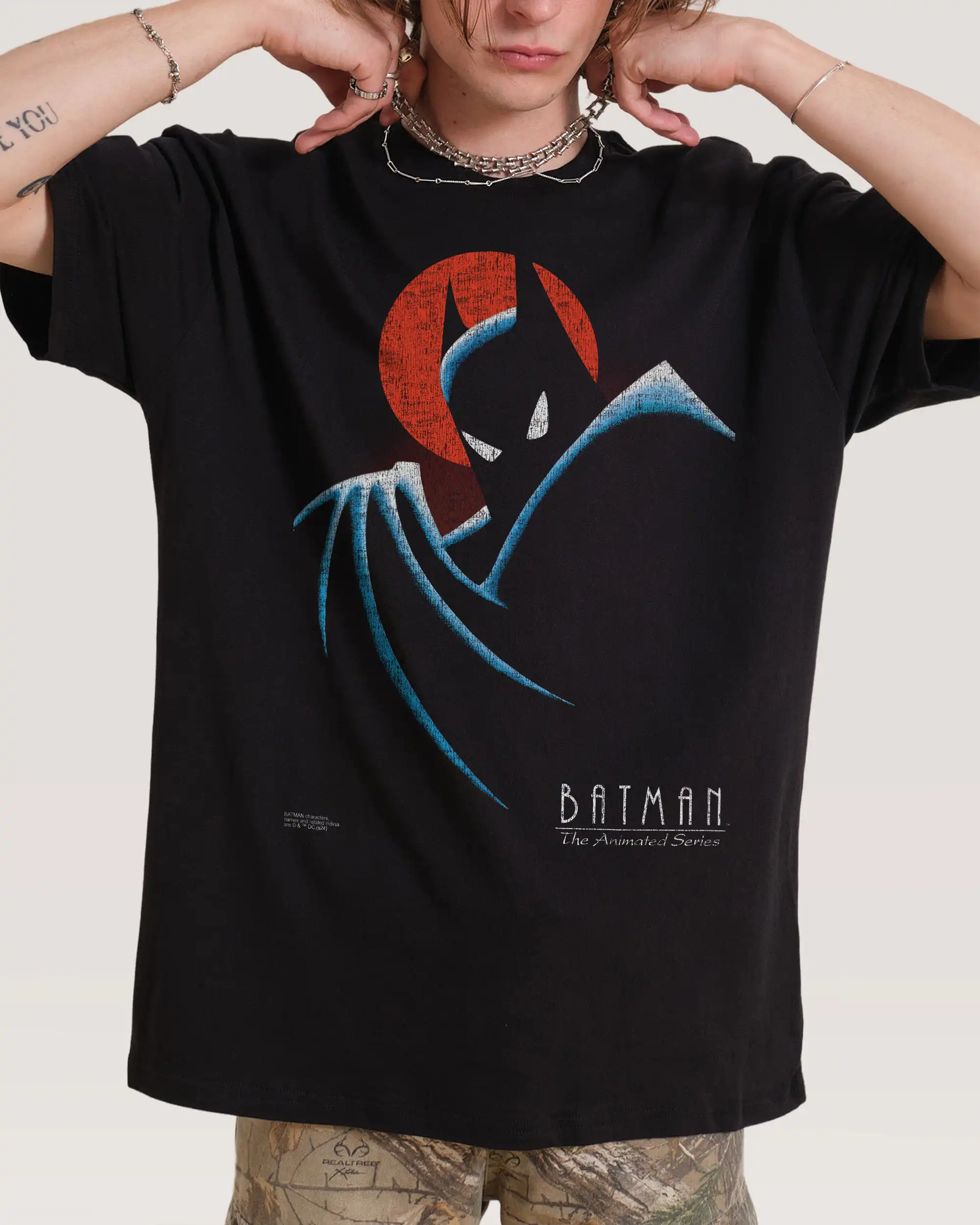 Batman The Animated Series Logo Tee – Premium Combed Cotton Shirt Batman The Animated Series Logo Tee – Premium Combed Cotton Shirt