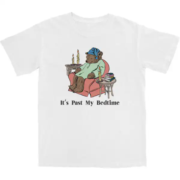 Bedtime Bear T Shirt – Soft Cotton Tee with Worn-In Comfort