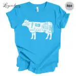 Beef Cuts Butcher Shirt – Support Cattle Farmers Graphic Tee