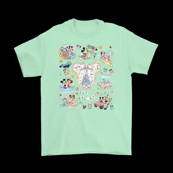 Best Day Ever Mouse and Friends Tee – Family Theme Park Shirt