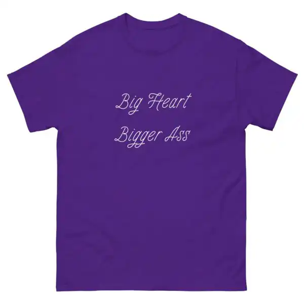 Big Heart T-Shirt – Funny Sarcastic Cotton Tee for All-Day Comfort