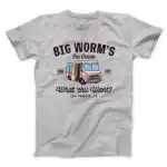 Big Worm Ice Cream T-Shirt – Funny Unisex Graphic Tee