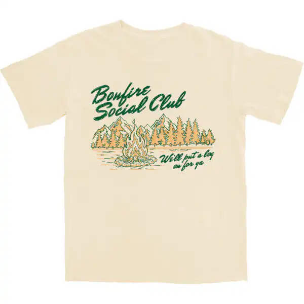 Bonfire Social T Shirt – Soft Cotton Tee for Everyday Comfort