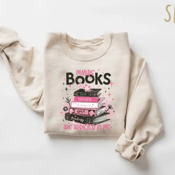 Book Lover Sweatshirt - Customizable Reading Teacher Gift