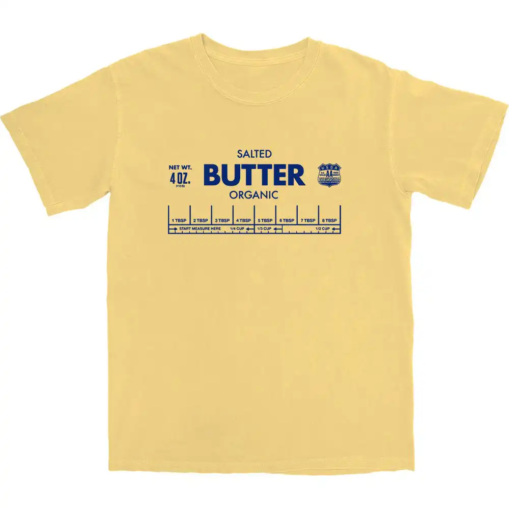 Butter Product T Shirt – Soft Cotton Tee with Worn-In Comfort Butter Product T Shirt – Soft Cotton Tee with Worn-In Comfort