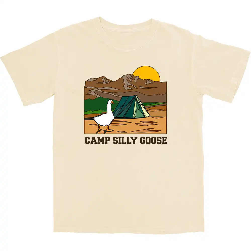 Camp Silly Goose T Shirt – Soft Cotton Tee for Fun Times Camp Silly Goose T Shirt – Soft Cotton Tee for Fun Times