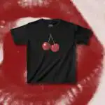 Cherry Y2K Baby Tee – Lightweight Red Aesthetic Cherries Top