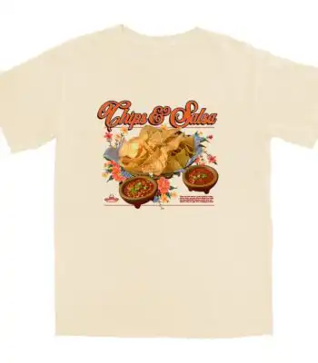 Chips & Salsa T Shirt – Soft Cotton Graphic Tee for Snack Lovers