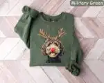 Christmas Brown Goldendoodle Reindeer Sweatshirt – Holiday Dog Lover Gift