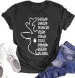 Christmas Shirts for Women – Funny Light-Up Tree Graphic Top