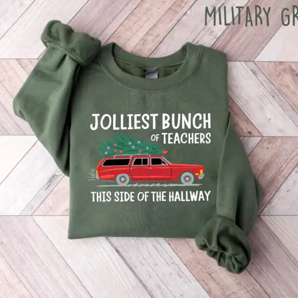 Christmas Teacher Shirt – Jolliest Bunch Of Teachers Gift Tee