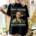 Christmas Trump Sweatshirt – Fun Unisex Holiday Tee for All