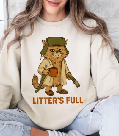 Christmas Vacation Cat Sweatshirt – Funny Holiday Graphic Top