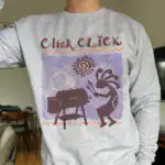 Click Click Global Crewneck Sweatshirt – Soft Cotton Blend Top