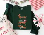 Dachshund Through the Snow Sweatshirt – Funny Holiday Pullover