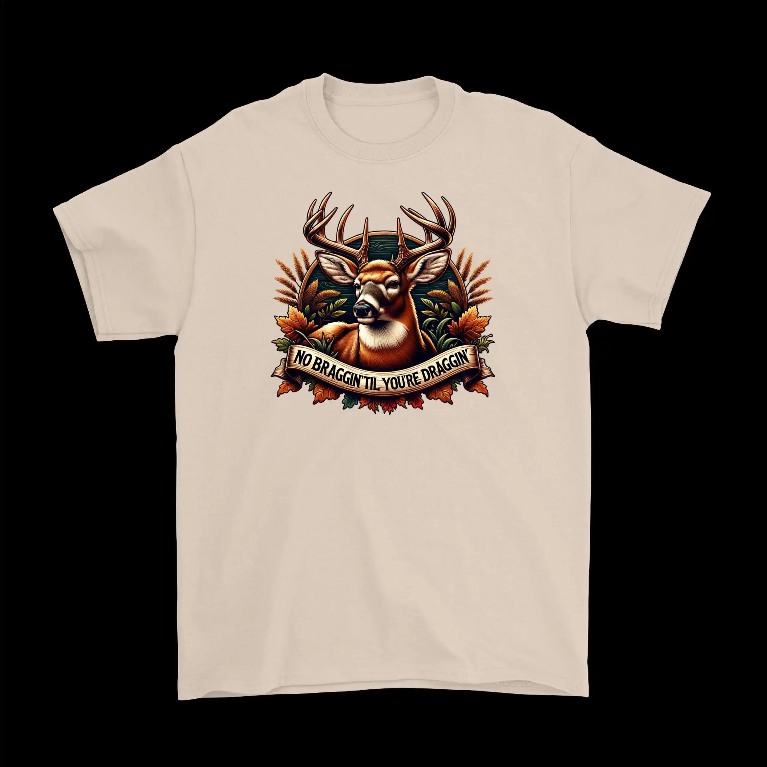 Deer Hunting T-Shirt – Southern Style Graphic Cotton Tee Deer Hunting T-Shirt – Southern Style Graphic Cotton Tee