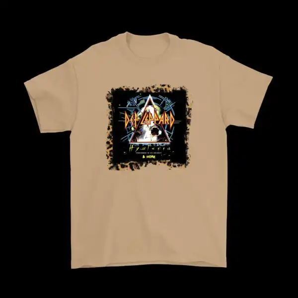 Def Leppard Leopard Hysteria Tee – Soft Cotton Rock Shirt