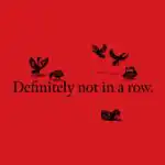 Definitely Not in a Row Duck T-Shirt – Fun Cotton Graphic Tee
