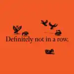 Definitely Not in a Row Duck T-Shirt – Fun Cotton Graphic Tee
