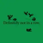 Definitely Not in a Row Duck T-Shirt – Fun Cotton Graphic Tee