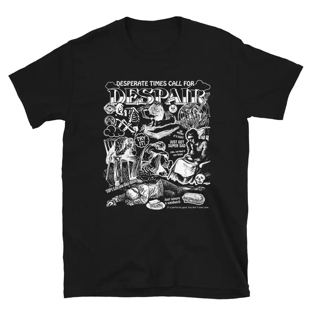 Despair Graphic Tee – Soft Slim Fit 100% Cotton Shirt Despair Graphic Tee – Soft Slim Fit 100% Cotton Shirt
