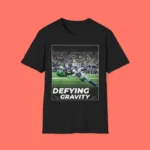 DeVonta Smith Touchdown Defying Gravity Shirt – Eagles Game Day Tee