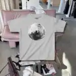 Disco Ball Baby Tee – Lightweight 90s Style Y2K Graphic Shirt
