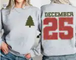 Distressed December 25 Hoodie – Funny Country Christmas Sweat