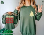 Distressed December 25 Hoodie – Funny Country Christmas Sweat