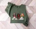 Dog Christmas Sweatshirt – Soft King Charles Spaniel Hoodie