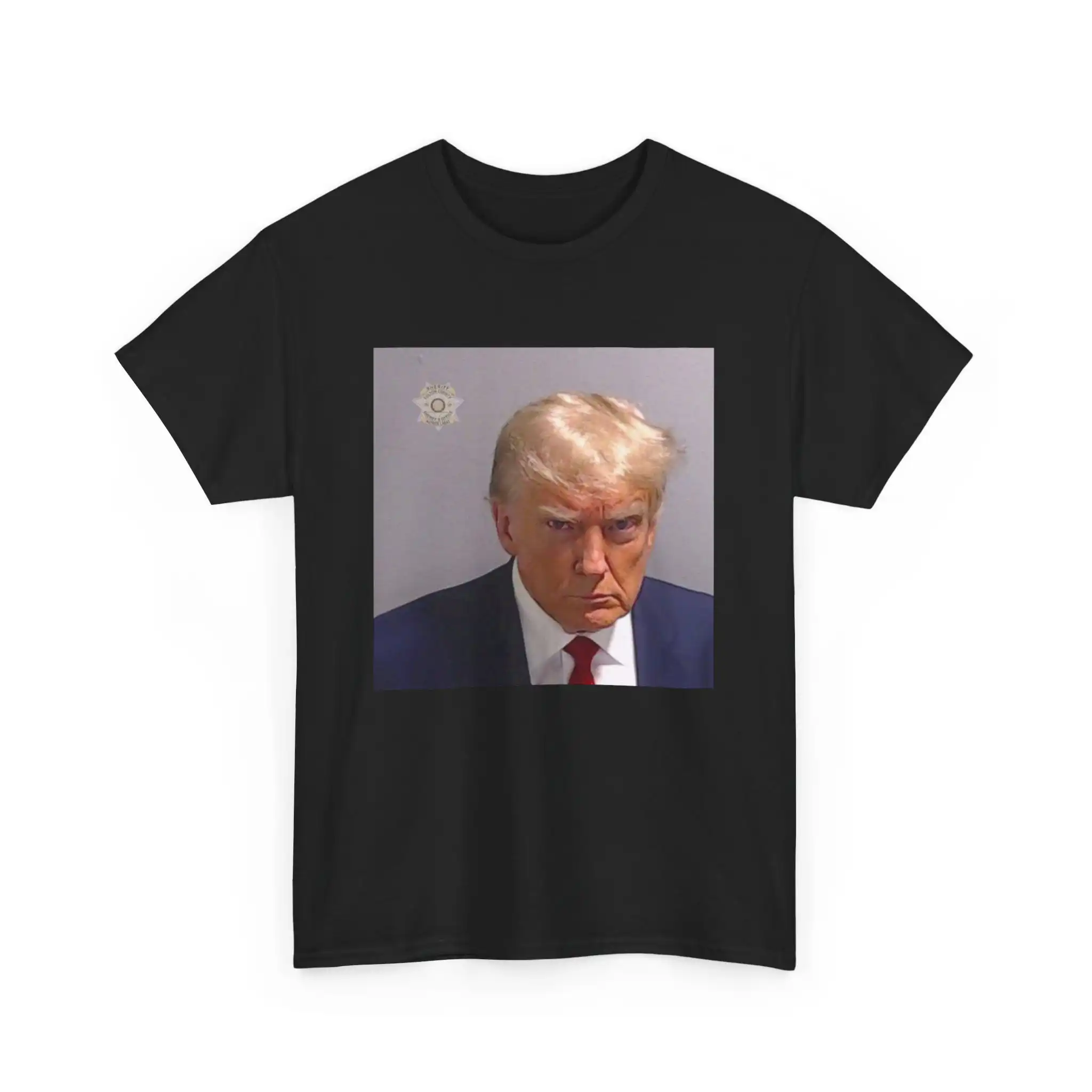 Donald Trump Mugshot T-Shirt – Classic Unisex Cotton Tee Donald Trump Mugshot T-Shirt – Classic Unisex Cotton Tee