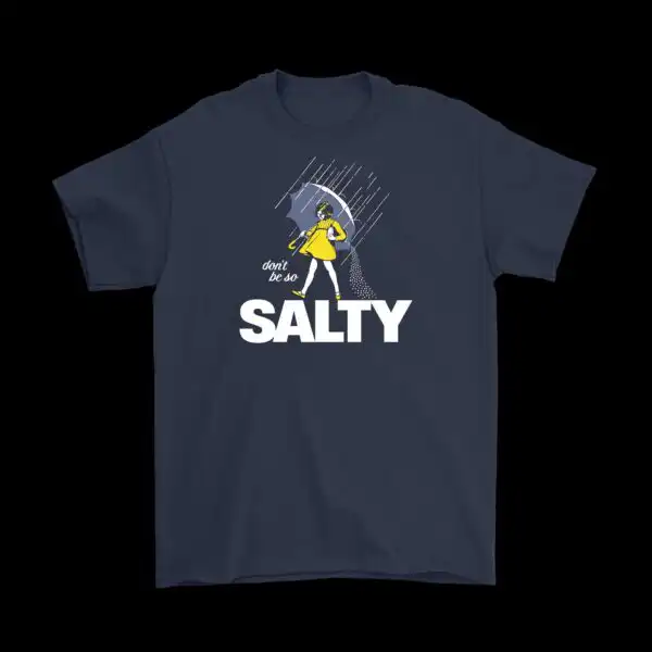 Don't Be So Salty Vintage Graphic Tee – Funny Cotton Blend Shirt