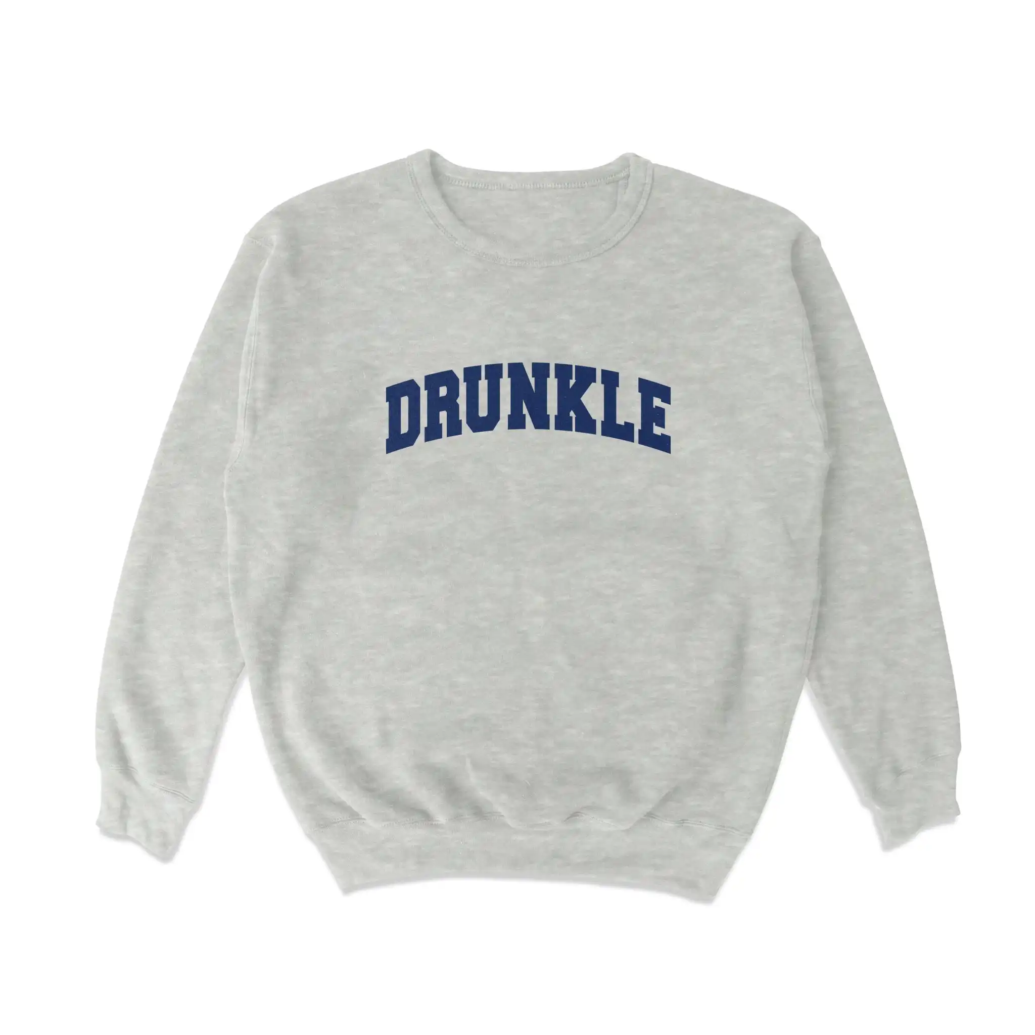 Drunkle Crewneck Sweatshirt – Soft Cotton Blend Graphic Top Drunkle Crewneck Sweatshirt – Soft Cotton Blend Graphic Top