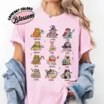 Dungeons and Cats Shirt – Cozy Funny Tee for D&D Fans