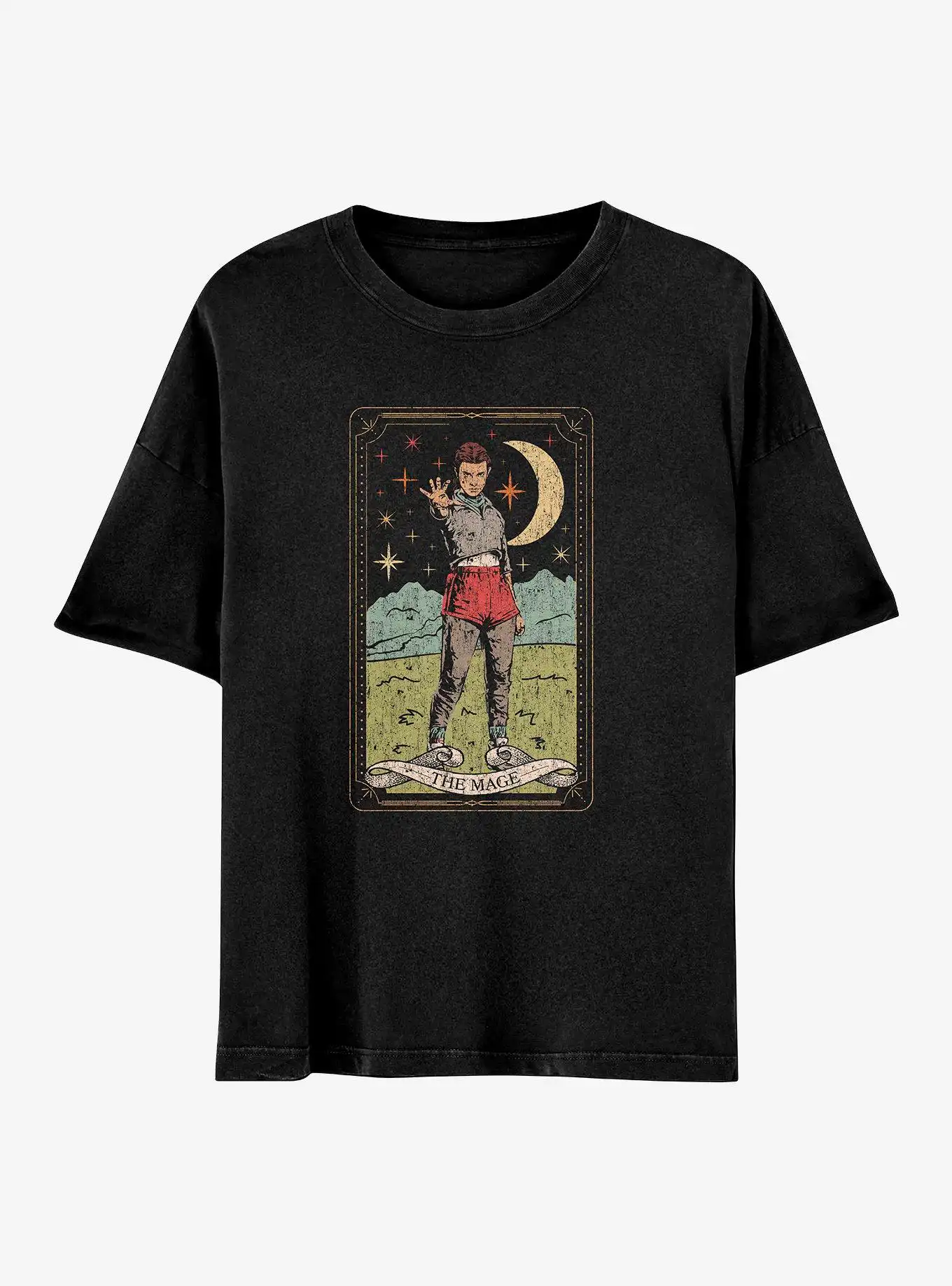 Eleven The Mage Tarot Card T-Shirt – Unique Graphic Tee for Fans Eleven The Mage Tarot Card T-Shirt – Unique Graphic Tee for Fans