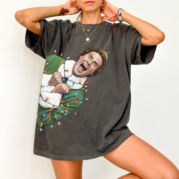 Elf Christmas Sweatshirt – Vintage Funny Movie Tee for Holidays