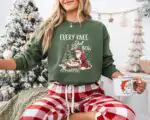 Every Knee Shall Bow Sweatshirt – Soft Nativity Scene Design