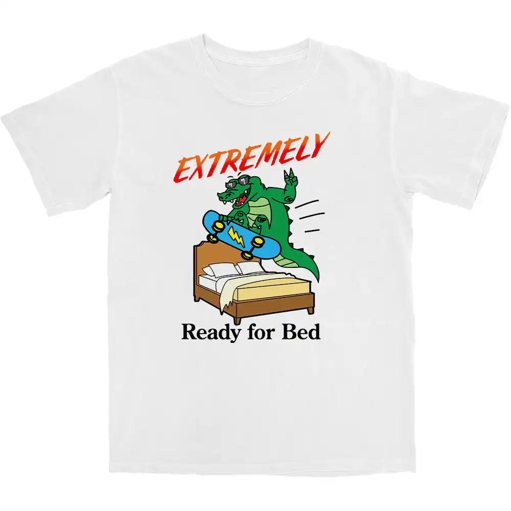 Extremely Ready for Bed T Shirt – Soft Cotton Sleep Tee Extremely Ready for Bed T Shirt – Soft Cotton Sleep Tee