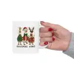 Festive Ceramic Mug – Cheerful Design for Coffee Lovers