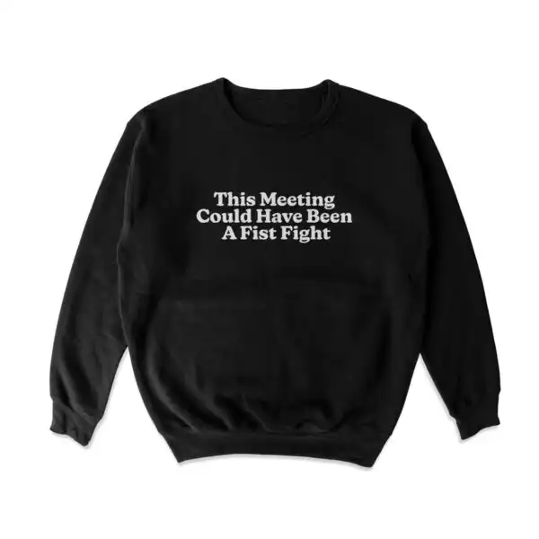 Fist Fight Crewneck Sweatshirt – Soft Cotton Blend Casual Top